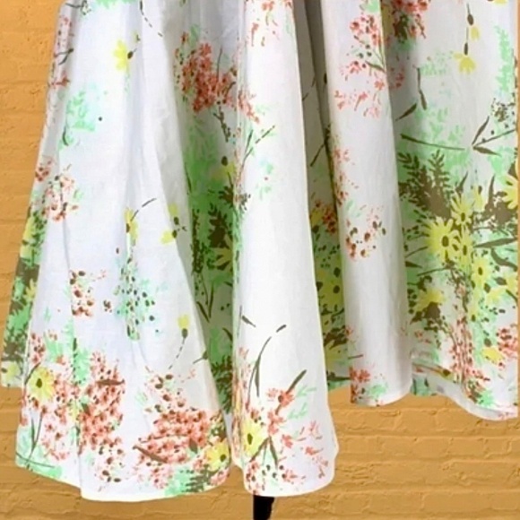 FREE PEOPLE Let The Sunshine In Cotton Strappy Sleeveless Back-Tie MiniDress NWT - Picture 9 of 15